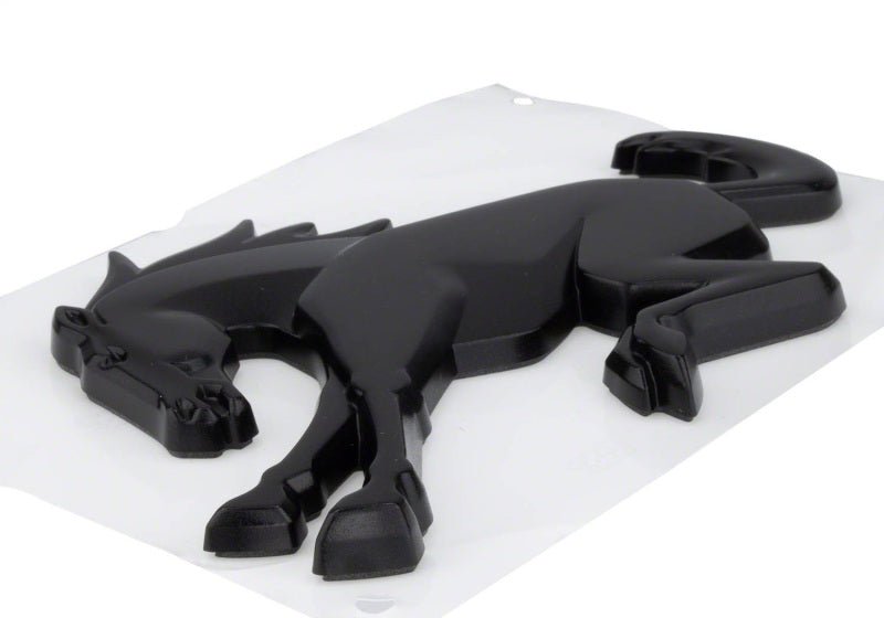 Ford Racing Rear Emblem Matte Black - 2021+ Ford Bronco Exterior Styling offroad accessory | Iron Ridge Offroad