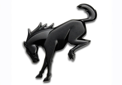 Ford Racing Rear Emblem Matte Black - 2021+ Ford Bronco Exterior Styling offroad accessory | Iron Ridge Offroad