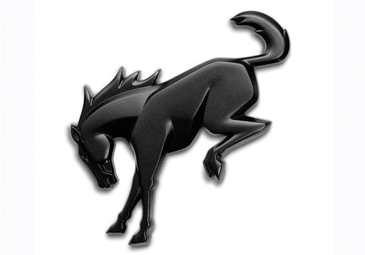 Ford Racing Rear Emblem Matte Black - 2021+ Ford Bronco Exterior Styling offroad accessory | Iron Ridge Offroad