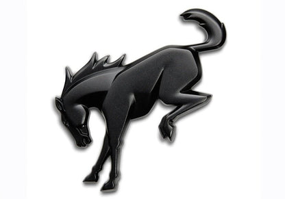 Ford Racing Rear Emblem Matte Black - 2021+ Ford Bronco Exterior Styling offroad accessory | Iron Ridge Offroad