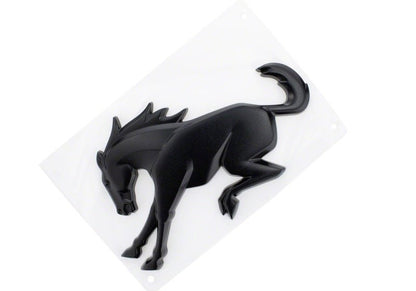Ford Racing Rear Emblem Matte Black - 2021+ Ford Bronco Exterior Styling offroad accessory | Iron Ridge Offroad