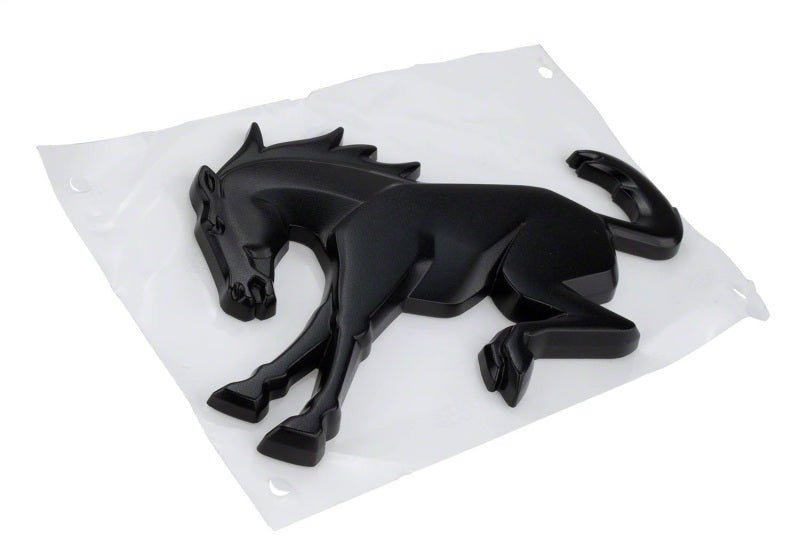 Ford Racing Rear Emblem Matte Black - 2021+ Ford Bronco Exterior Styling offroad accessory | Iron Ridge Offroad