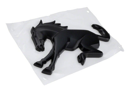 Ford Racing Rear Emblem Matte Black - 2021+ Ford Bronco Exterior Styling offroad accessory | Iron Ridge Offroad