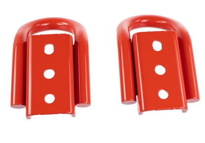 Ford Racing Rear Tow Hook Pair Red - 2021+ Ford Bronco Winches & Hitches offroad accessory | Iron Ridge Offroad