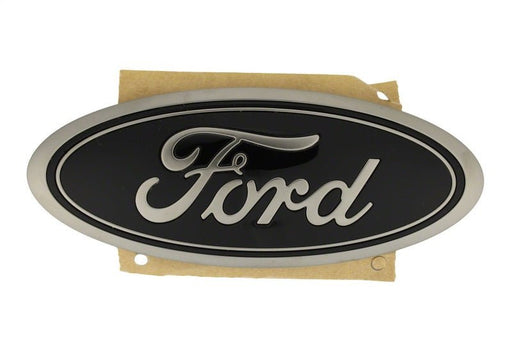 Ford Racing Smoked Chrome Oval Tailgate Emblem - 2021+ Ford Bronco Exterior Styling offroad accessory | Iron Ridge Offroad