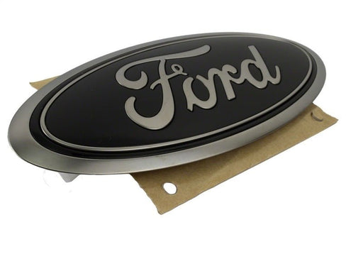 Ford Racing Smoked Chrome Oval Tailgate Emblem - 2021+ Ford Bronco Exterior Styling offroad accessory | Iron Ridge Offroad