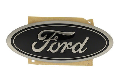 Ford Racing Smoked Chrome Oval Tailgate Emblem - 2021+ Ford Bronco Exterior Styling offroad accessory | Iron Ridge Offroad