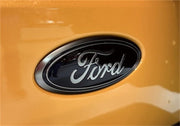 Ford Racing Smoked Chrome Oval Tailgate Emblem - 2021+ Ford Bronco Exterior Styling offroad accessory | Iron Ridge Offroad