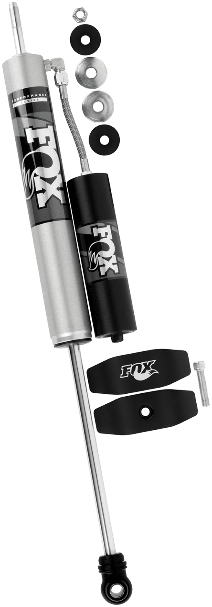 Fox 05 - 19 Ford F250/F350 2.0 Performance Series 11in Smooth Body IFP Front Shock /5.5 - 7in lift Suspension offroad accessory | Iron Ridge Offroad