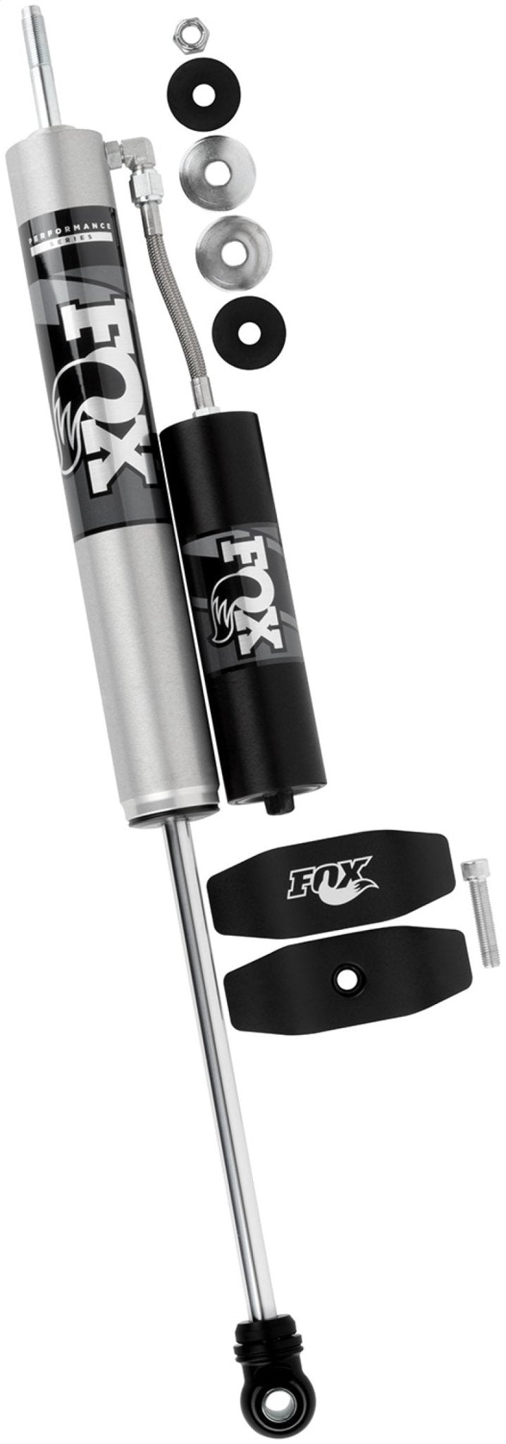 Fox 05 - 19 Ford F250/F350 2.0 Performance Series 11in Smooth Body IFP Front Shock /5.5 - 7in lift Suspension offroad accessory | Iron Ridge Offroad