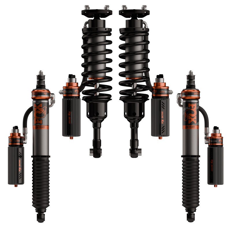 FOX 2-3in Factory Race Live Valve Internal Bypass Coilover Kit | Toyota Tacoma (24+ 24-26) Suspension offroad accessory | Iron Ridge Offroad