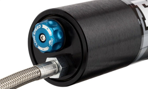FOX 2.0 Performance Front Reservoir Shock – Compression Adjustable – 0-1.5 in. Lift | Ford Super Duty 4WD (2017–2025) (985-26-161) Suspension offroad accessory | Iron Ridge Offroad