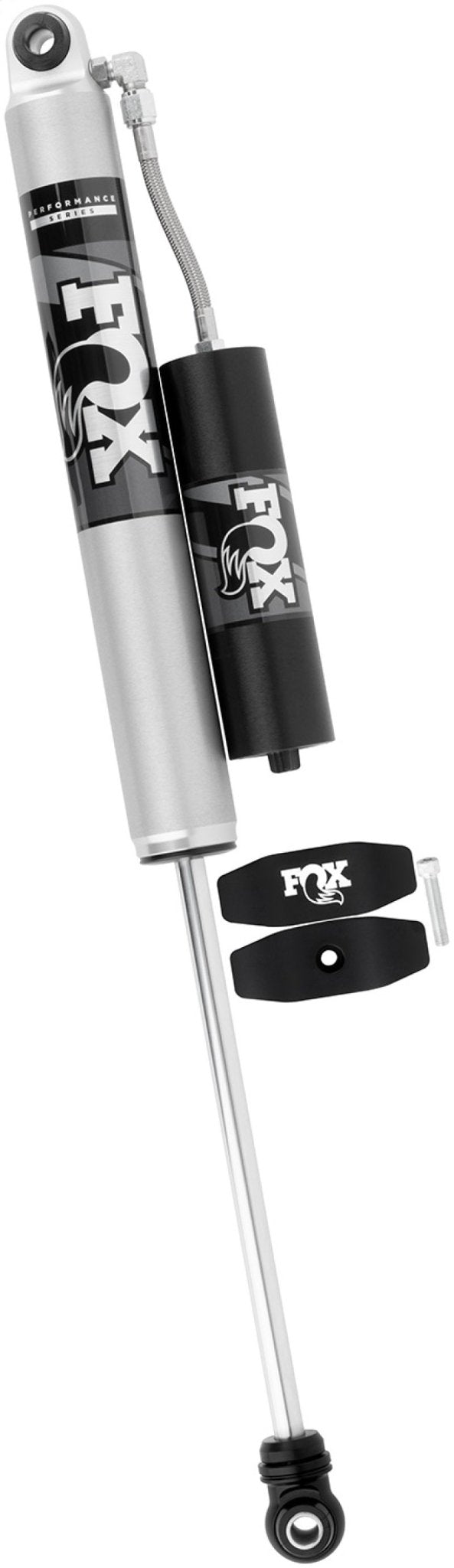 Fox 2017+ Ford F - 250 2.0 Perf Series 12.1in Smooth Body R/R Rear Shock 0 - 1in. Lift Suspension offroad accessory | Iron Ridge Offroad