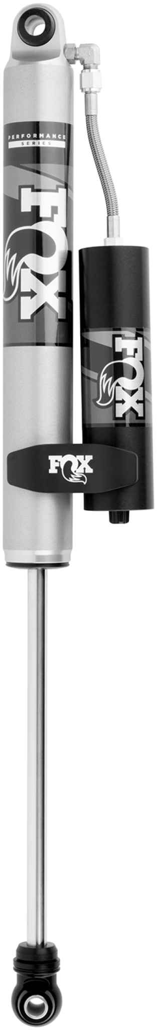 Fox 2017+ Ford F - 250 2.0 Perf Series 12.1in Smooth Body R/R Rear Shock 0 - 1in. Lift Suspension offroad accessory | Iron Ridge Offroad