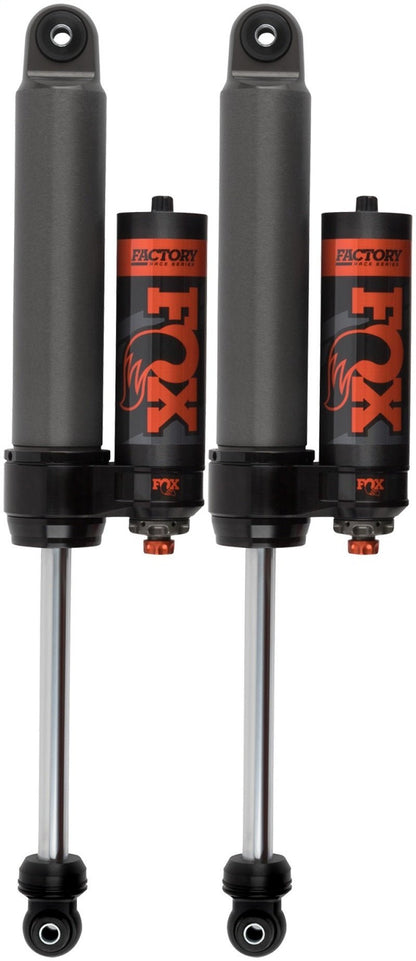 Fox 2019+ Ford Ranger 2.5 Factory Series 0 - 1.5in Rear Remote Reservoir Shock (Pair) - Adjustable Suspension offroad accessory | Iron Ridge Offroad