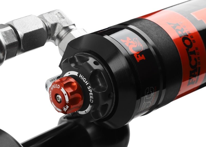 Fox 2019+ Ford Ranger 2.5 Factory Series 2 - 3in Front Coilover Reservoir Shock (Pair) - Adjustable Suspension offroad accessory | Iron Ridge Offroad