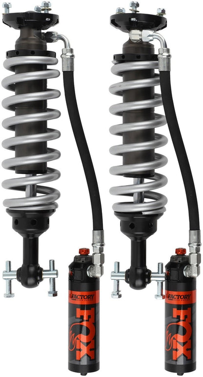 Fox 2019+ Ford Ranger 2.5 Factory Series 2 - 3in Front Coilover Reservoir Shock (Pair) - Adjustable Suspension offroad accessory | Iron Ridge Offroad