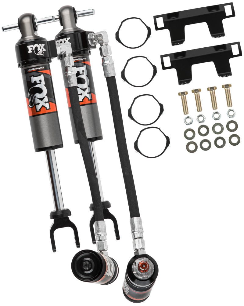 FOX 2.5 Performance Elite Series Front Adjustable Shocks | Chevrolet Silverado 2500HD/3500HD / GMC Sierra 2500HD/3500HD (883-26-084) Suspension offroad accessory | Iron Ridge Offroad
