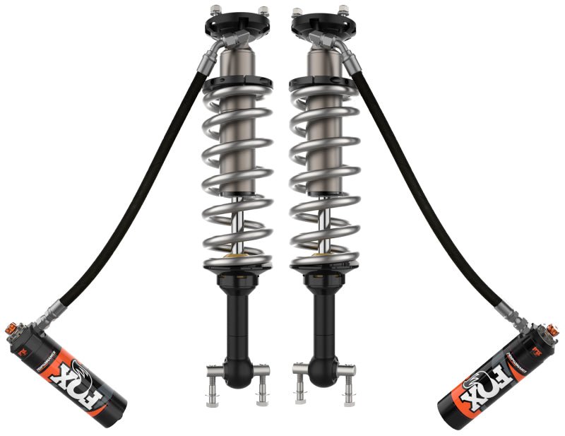 FOX 2.5 Performance Elite Series Front Coilovers 21+ Ford Bronco DSC Reservoir (Pair) Suspension offroad accessory | Iron Ridge Offroad