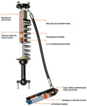 FOX 2.5 Performance Elite Series Front Coilovers 21+ Ford Bronco DSC Reservoir (Pair) Suspension offroad accessory | Iron Ridge Offroad