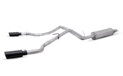 Gibson 19 - 22 Ford Ranger Lariat 2.3L 2.5in Cat - Back Dual Sport Exhaust - Black Elite Exhaust offroad accessory | Iron Ridge Offroad