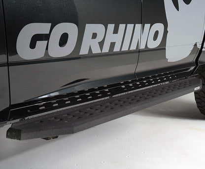 Go Rhino 19 - 20 Ford Ranger RB20 Complete Kit w/RB20 + Brkts Nerf Bars & Running Boards offroad accessory | Iron Ridge Offroad