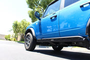Go Rhino 21 - 24 Ford Bronco 4WD 4dr (Excl. Bronco Sport) Frame Mount Sliders - Tex. Blk Body Armor & Protection offroad accessory | Iron Ridge Offroad