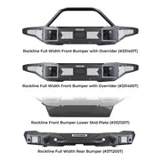 Go Rhino Rockline Front Bumper Lower Skid Plate - 2021+ Ford Bronco Bumpers offroad accessory | Iron Ridge Offroad
