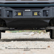 Go Rhino Rockline Full Width Front Bumper w/ Overrider Bar - 2021+ Ford Bronco Bumpers offroad accessory | Iron Ridge Offroad