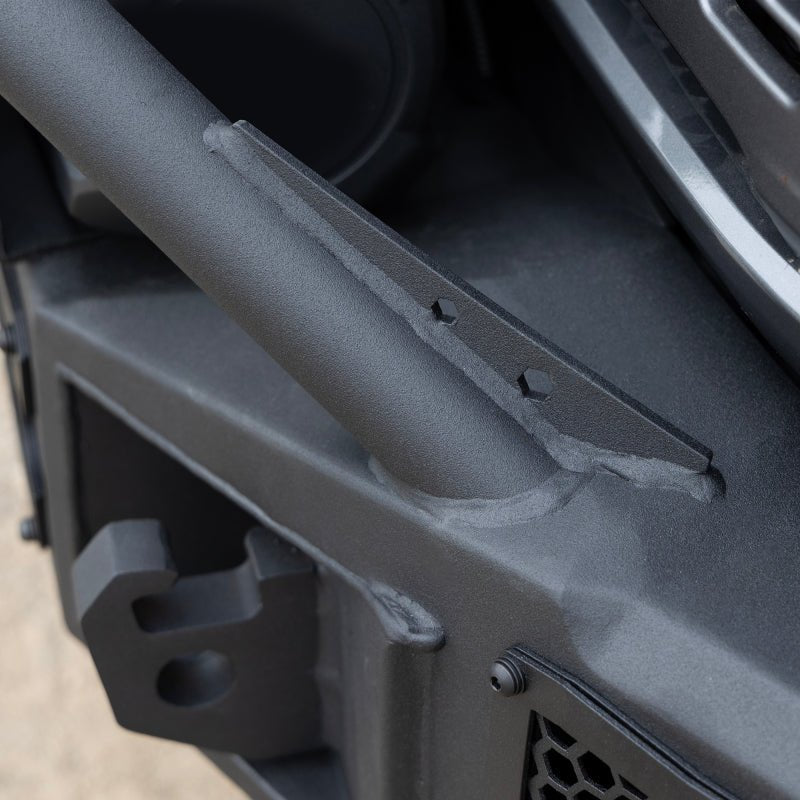 Go Rhino Rockline Full Width Front Bumper w/ Overrider Bar - 2021+ Ford Bronco Bumpers offroad accessory | Iron Ridge Offroad