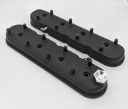 Granatelli 96-22 GM LS Tall Valve Cover w/Angled Coil Mounts - Black Wrinkle (Pair) Engine Components offroad accessory | Iron Ridge Offroad