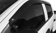Husky Liners 09-18 Dodge RAM 1500 CC In-Channel Mount Ventvisor Low Profile (4pc) - Smoke Deflectors offroad accessory | Iron Ridge Offroad
