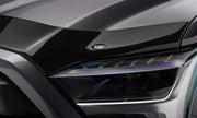 Husky Liners 10-18 Dodge RAM 2500/3500 Aeroskin Hood Protector - Smoke Deflectors offroad accessory | Iron Ridge Offroad