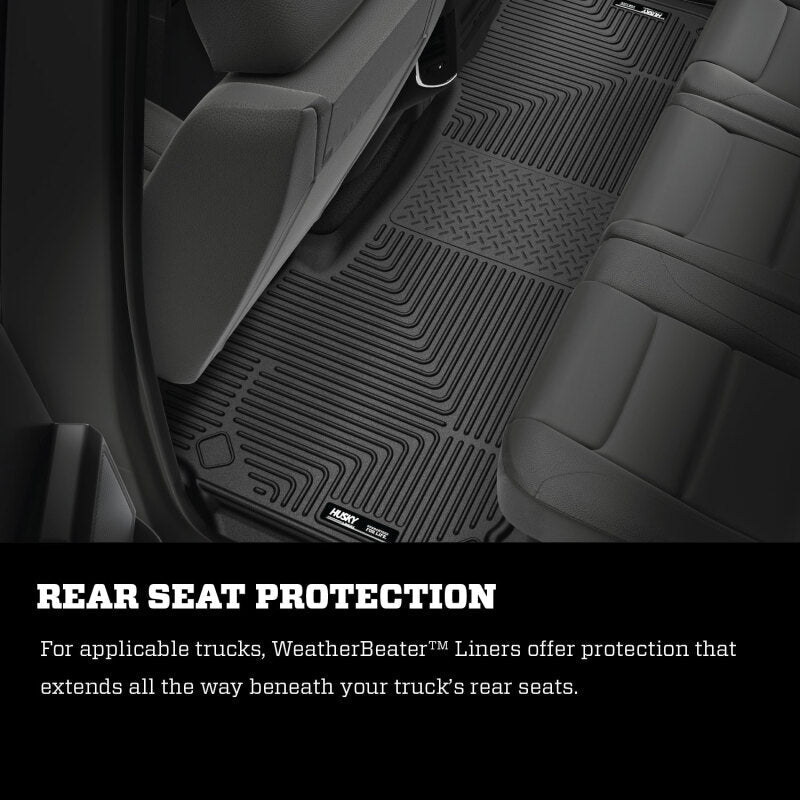 Husky Liners 10 Dodge Ram 2500/3500 Ext Cab WeatherBeater Black 2nd Seat Floor Liners Floor Mats offroad accessory | Iron Ridge Offroad
