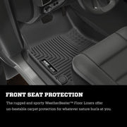 Husky Liners 10 Dodge Ram 2500/3500 Ext Cab WeatherBeater Black 2nd Seat Floor Liners Floor Mats offroad accessory | Iron Ridge Offroad