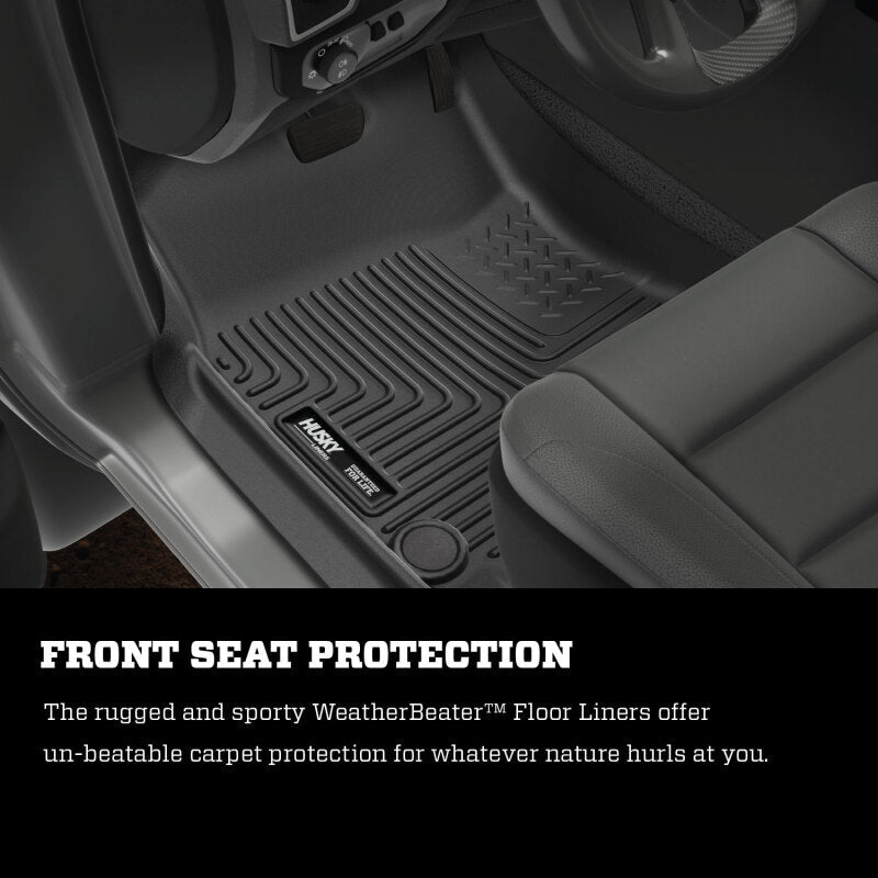 Husky Liners 10 Dodge Ram 2500/3500 Ext Cab WeatherBeater Black 2nd Seat Floor Liners Floor Mats offroad accessory | Iron Ridge Offroad