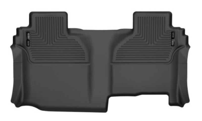 Husky Liners 19-21 Silverado/Sierra 1500/2500/3500 Double Cab X-ACT 2nd Seat Floor Liner - BLK Floor Mats offroad accessory | Iron Ridge Offroad