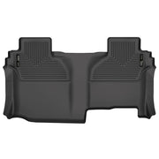 Husky Liners 19-21 Silverado/Sierra 1500/2500/3500 Double Cab X-ACT 2nd Seat Floor Liner - BLK Floor Mats offroad accessory | Iron Ridge Offroad