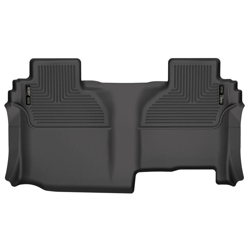 Husky Liners 19-21 Silverado/Sierra 1500/2500/3500 Double Cab X-ACT 2nd Seat Floor Liner - BLK Floor Mats offroad accessory | Iron Ridge Offroad