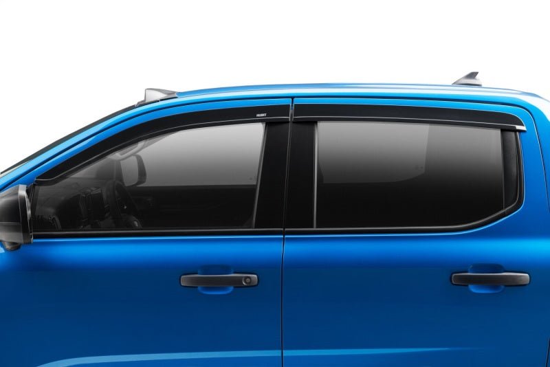 Husky Liners 19 - 25 Ford Ranger SuperCrew Ventvisor Low Profile (4pc) - Smoke Deflectors offroad accessory | Iron Ridge Offroad