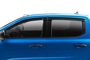 Husky Liners 19 - 25 Ford Ranger SuperCrew Ventvisor Low Profile (4pc) - Smoke Deflectors offroad accessory | Iron Ridge Offroad