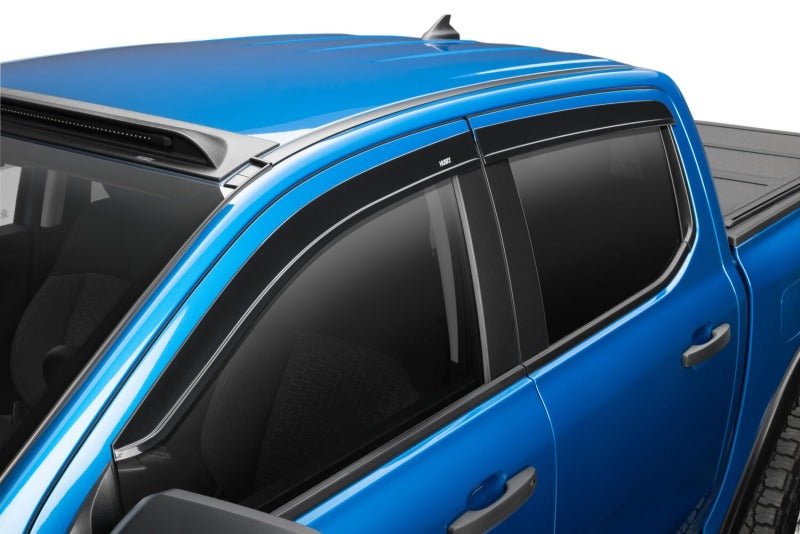 Husky Liners 19 - 25 Ford Ranger SuperCrew Ventvisor Low Profile (4pc) - Smoke Deflectors offroad accessory | Iron Ridge Offroad