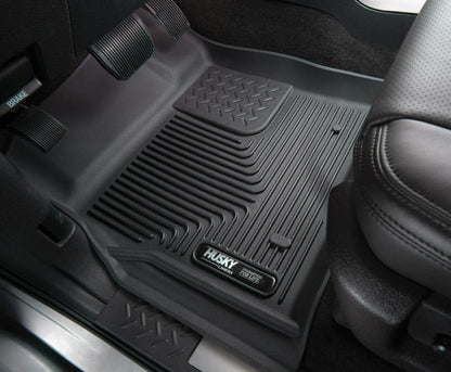 Husky Liners 2019+ Ford Ranger Black Front Floor Liners Floor Mats offroad accessory | Iron Ridge Offroad