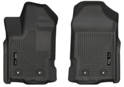 Husky Liners 2019 Ford Ranger SuperCrew Cab & SuperCab WeatherBeater Black Floor Liners Floor Mats offroad accessory | Iron Ridge Offroad