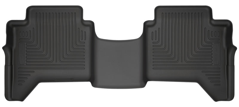 Husky Liners 2019 Ford Ranger SuperCrew WeatherBeater 2nd Row Black Floor Liners Floor Mats offroad accessory | Iron Ridge Offroad
