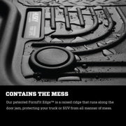 Husky Liners 2021 - 2025 Ford Bronco 2 Door Weatherbeater Front & 2nd Seat Floor Liners - Black Floor Mats offroad accessory | Iron Ridge Offroad