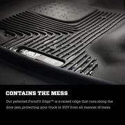 Husky Liners 2021 - 2025 Ford Bronco 2 Door X - Act 2nd Seat Floor Liner - Black Floor Mats offroad accessory | Iron Ridge Offroad