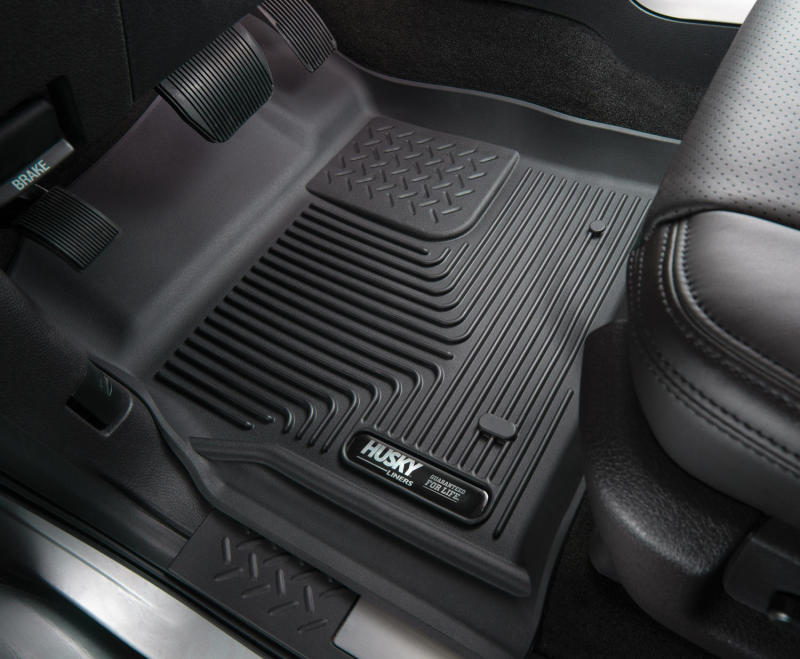 Husky Liners 2021 - 2025 Ford Bronco 4 Door X - Act 2nd Seat Floor Liner - Black Floor Mats offroad accessory | Iron Ridge Offroad