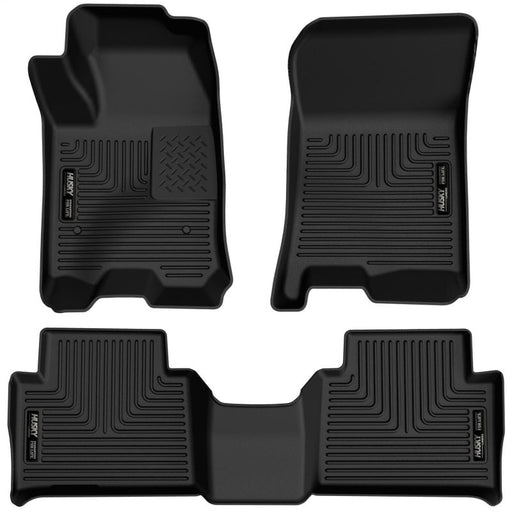 Husky Liners X-Act Contour Front & 2nd Seat Floor Liners | Chevrolet Colorado / GMC Canyon (23-26) (54978) Floor Mats offroad accessory | Iron Ridge Offroad