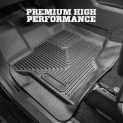 Husky X-Act Contour Black 2nd Seat Floor Liners | Chevrolet Silverado 1500 (19-23) / GMC Sierra 1500 (19-23) (54201) Floor Mats offroad accessory | Iron Ridge Offroad